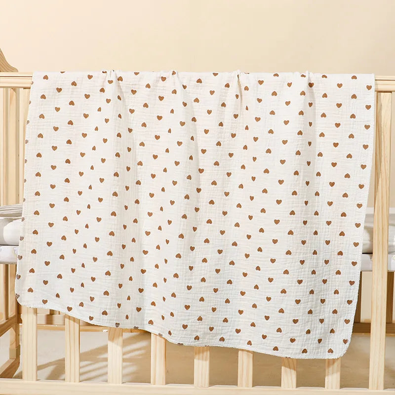 Mini Muslin Baby Blanket – 76x76cm | Soft Cotton & Assorted Prints