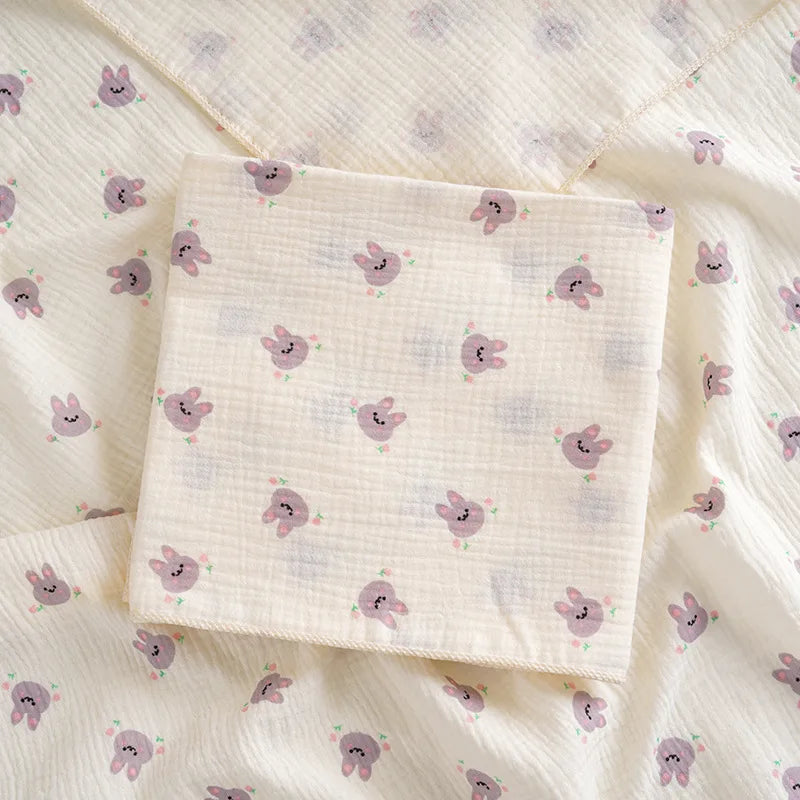 Mini Muslin Baby Blanket – 76x76cm | Soft Cotton & Assorted Prints