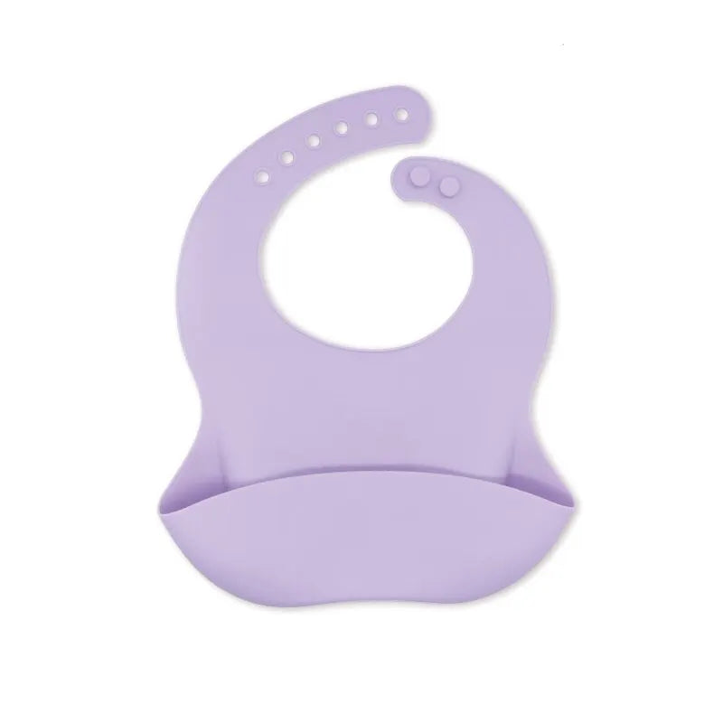 Silicone Baby Bib – Adjustable, Waterproof & Easy to Clean