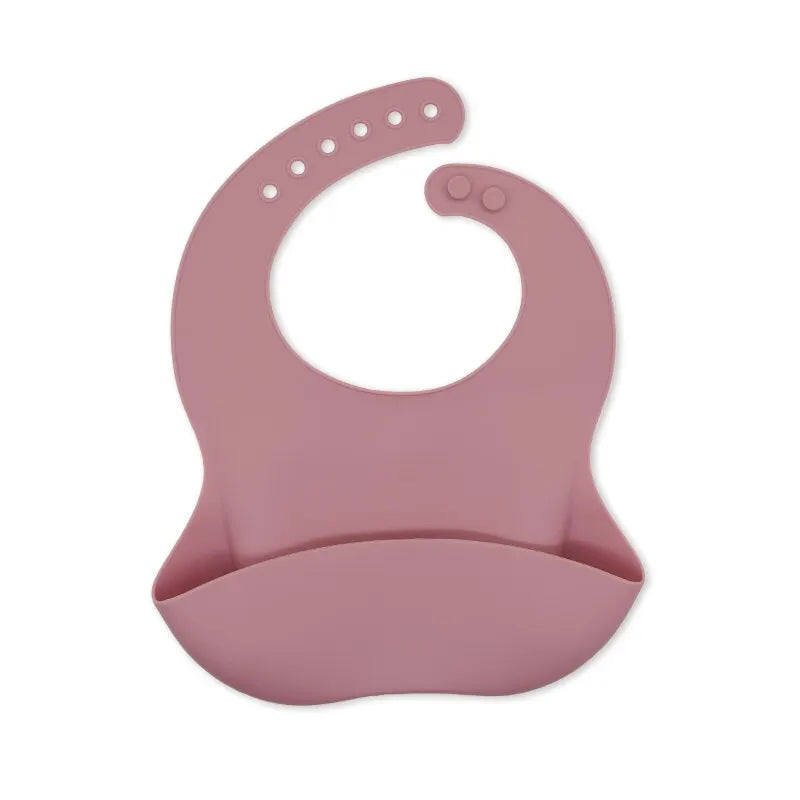 Silicone Baby Bib – Adjustable, Waterproof & Easy to Clean