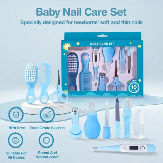 Complete Baby Grooming Kit - 10 pieces