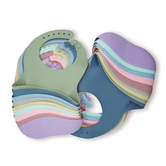 Silicone Baby Bib – Adjustable, Waterproof & Easy to Clean