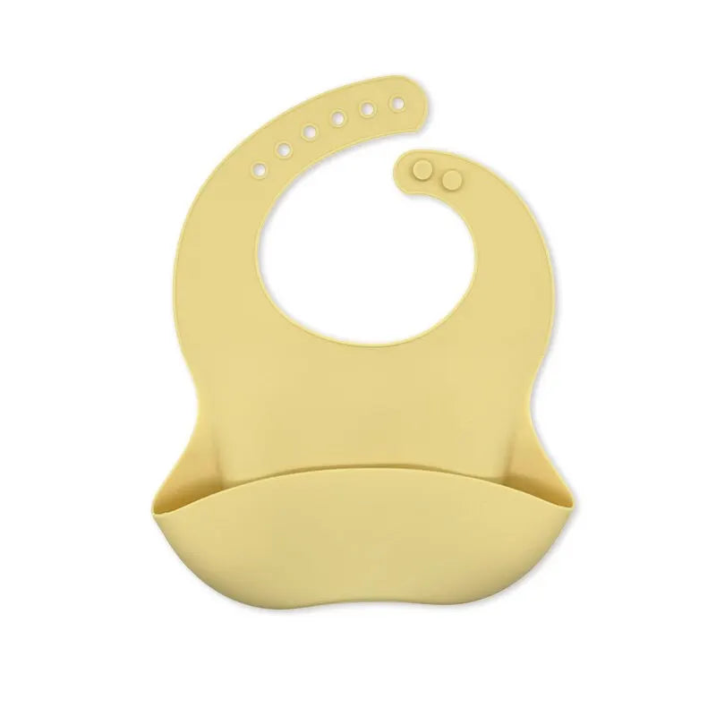 Silicone Baby Bib – Adjustable, Waterproof & Easy to Clean
