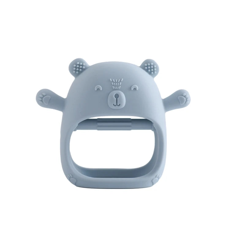 Bear Silicone Teether – Soft, BPA-Free & Baby Safe