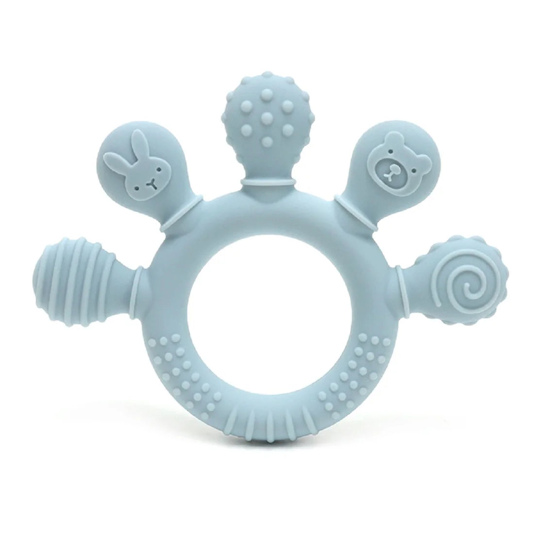 Textured Silicone Baby Teether – BPA-Free & Safe for Gums